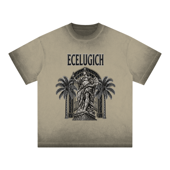 Reverse Dyed Loose Cotton T-Shirt