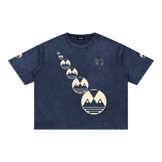 Mineral Wash Boxy Cotton T-Shirt