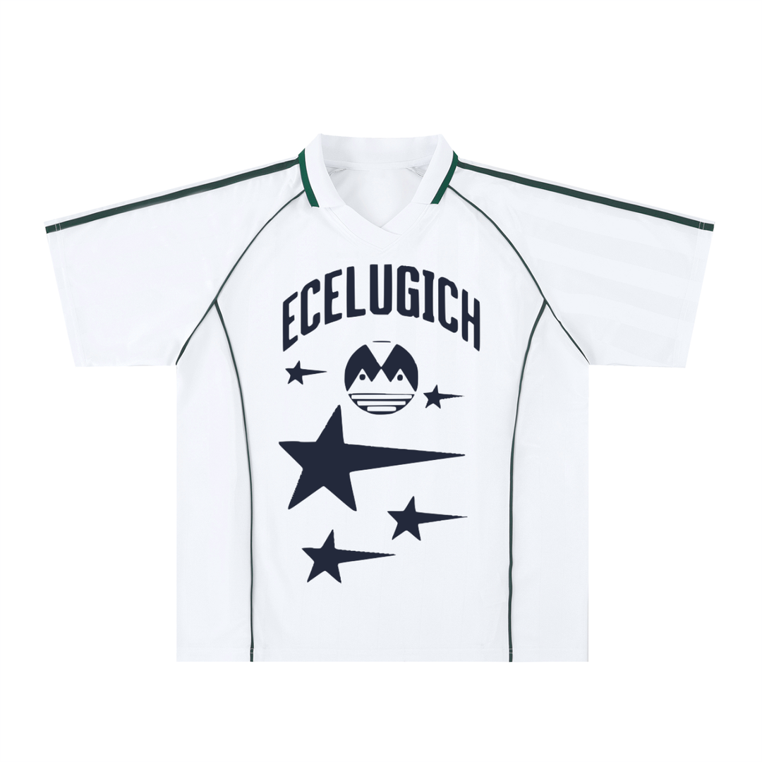 Shadow Stripe Collared Soccer Jersey