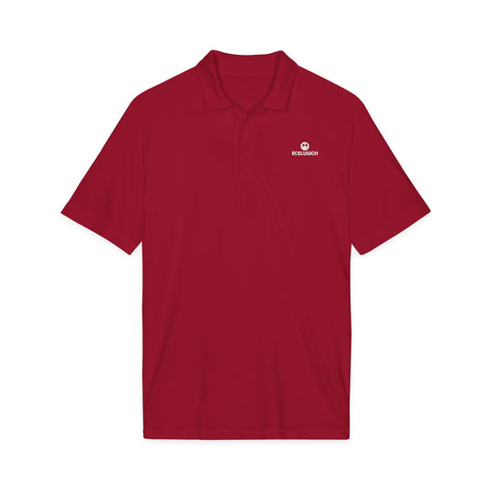 ECELUGICH® Embroidered Performance Polo — Sporty Breathable Golf & Work Shirt