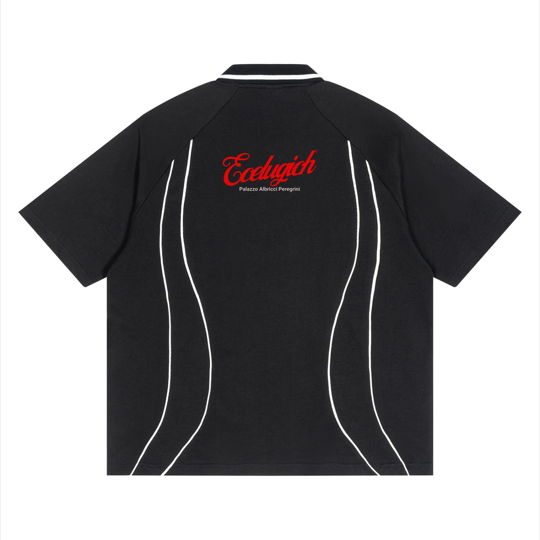 Palazzo Albricci Peregrini Raglan Piped Polo