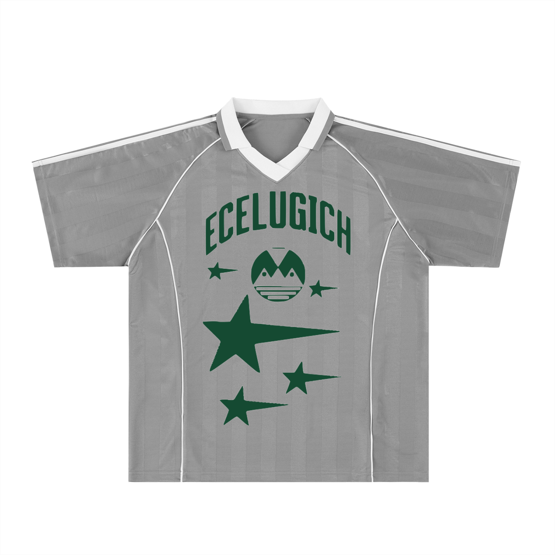 Shadow Stripe Collared Soccer Jersey