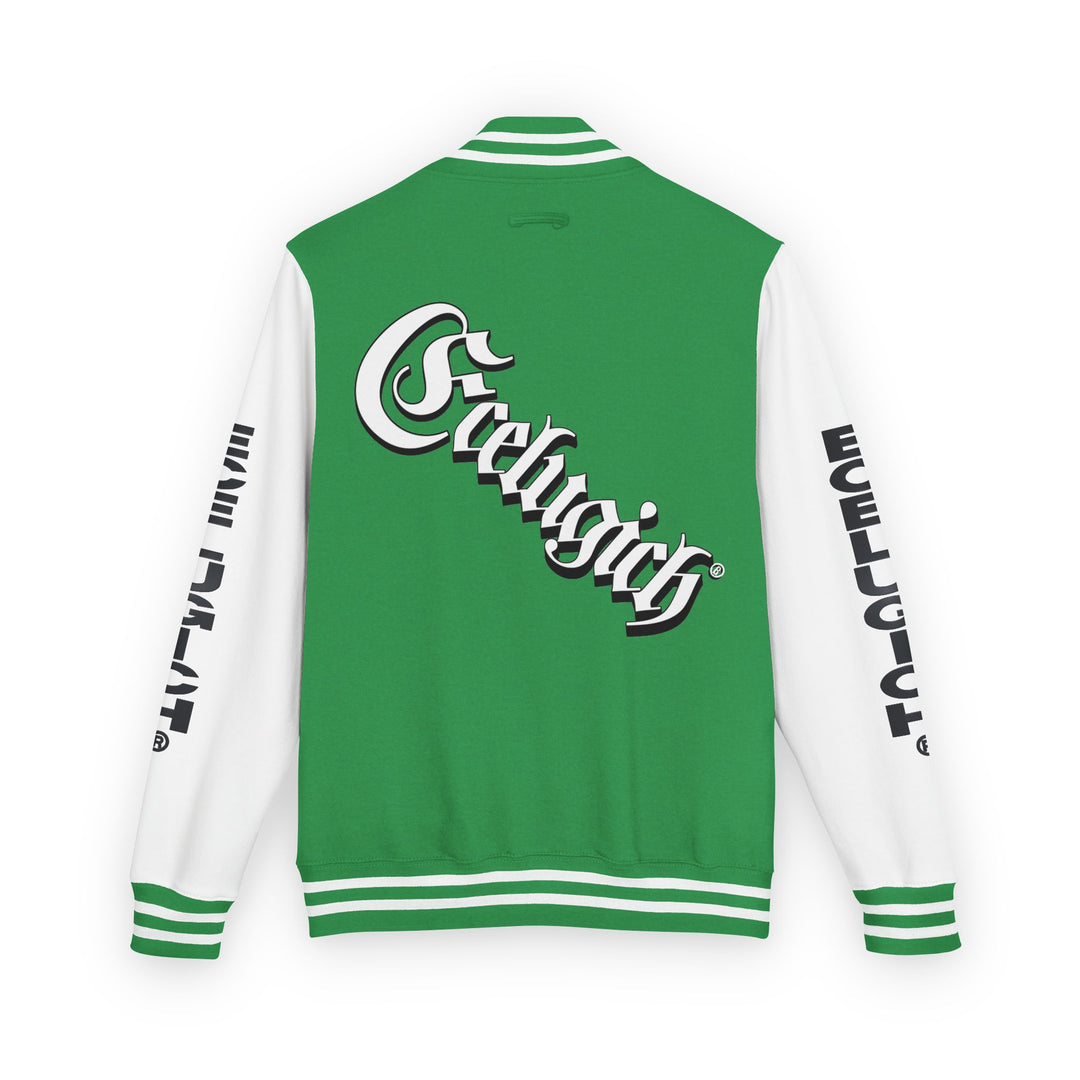ECELUGICH® Walbaum Fraktur Unisex Heavyweight Letterman Jacket - Vintage Inspired Sportswear