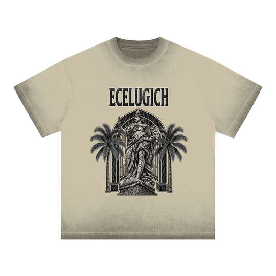 Reverse Dyed Loose Cotton T-Shirt