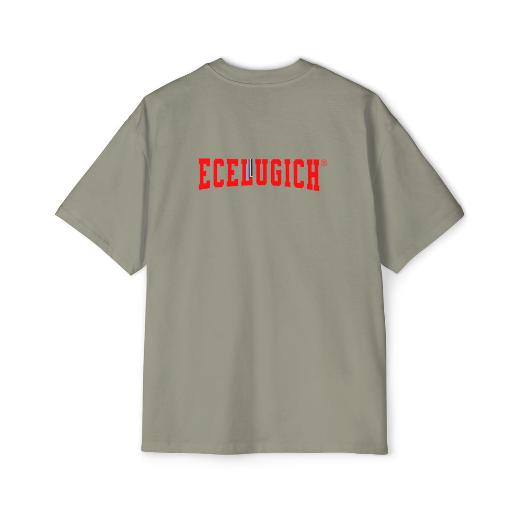 ECELUGICH® Men's Heavy Oversized Tee