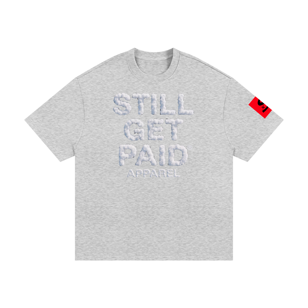 Heavyweight Cotton Cloud Stacked T-Shirt