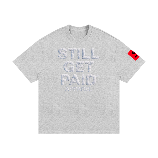 Heavyweight Cotton Cloud Stacked T-Shirt