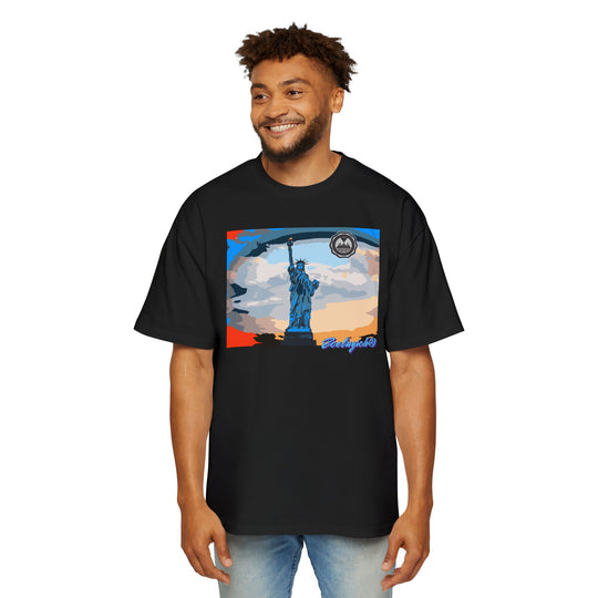 ECELUGICH® Men's Heavy Oversized Tee