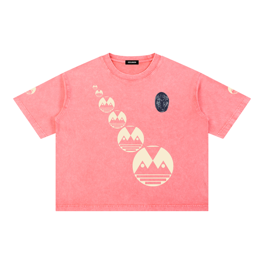 Mineral Wash Boxy Cotton T-Shirt