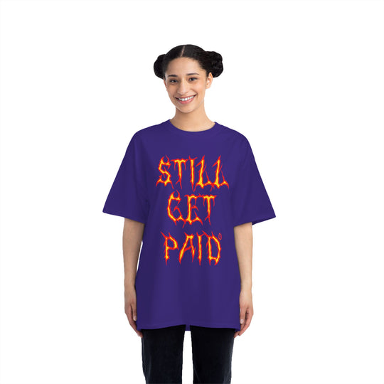 STILLGETPAID® APPAREL FIRE UNISEX OVERSIZE TEE SHIRT