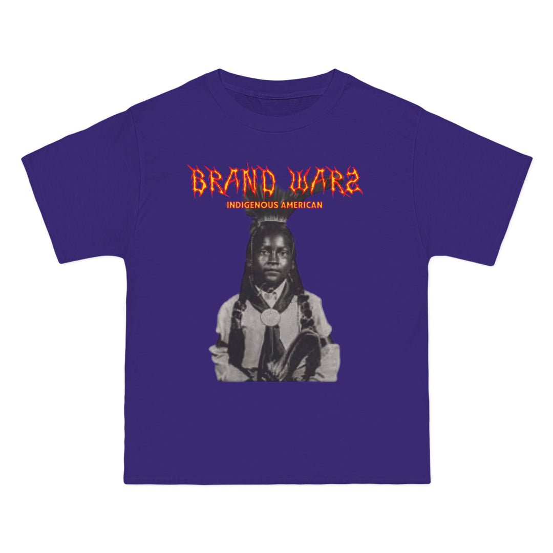 ECELUGICH® INDIGENOUS AMERICAN UNISEX OVERSIZE TEE SHIRT BRAND WARZ