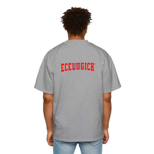 ECELUGICH® Men's Heavy Oversized Tee