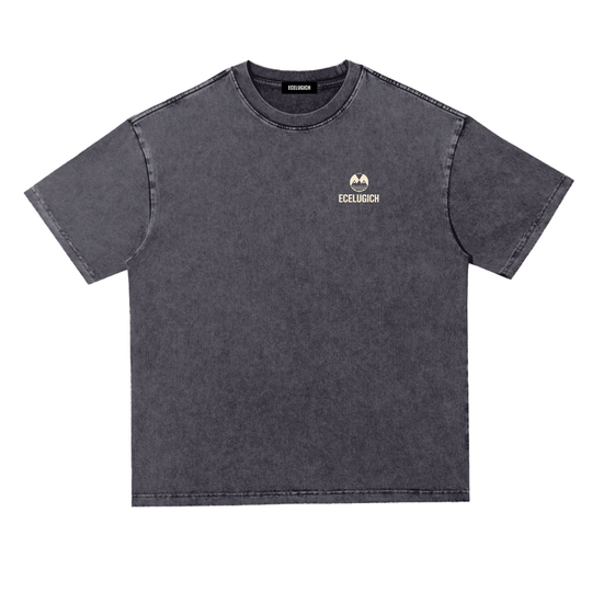 Snow Washed Heavyweight Oversize T-Shirt