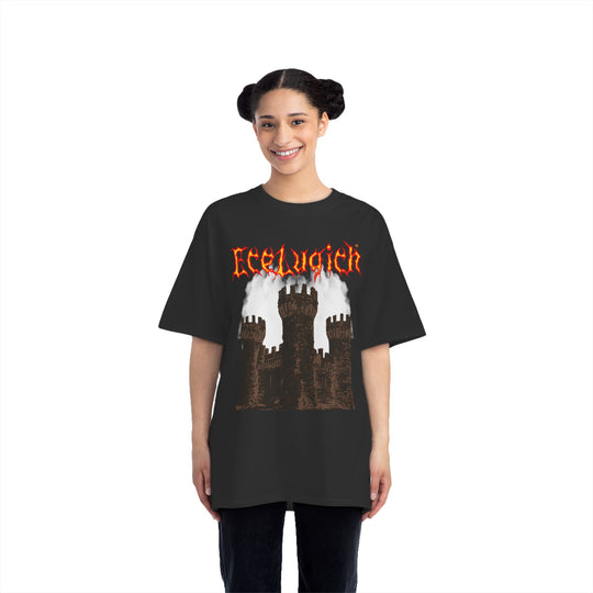 ECELUGICH® CASTLE UNISEX OVERSIZE TEE SHIRT