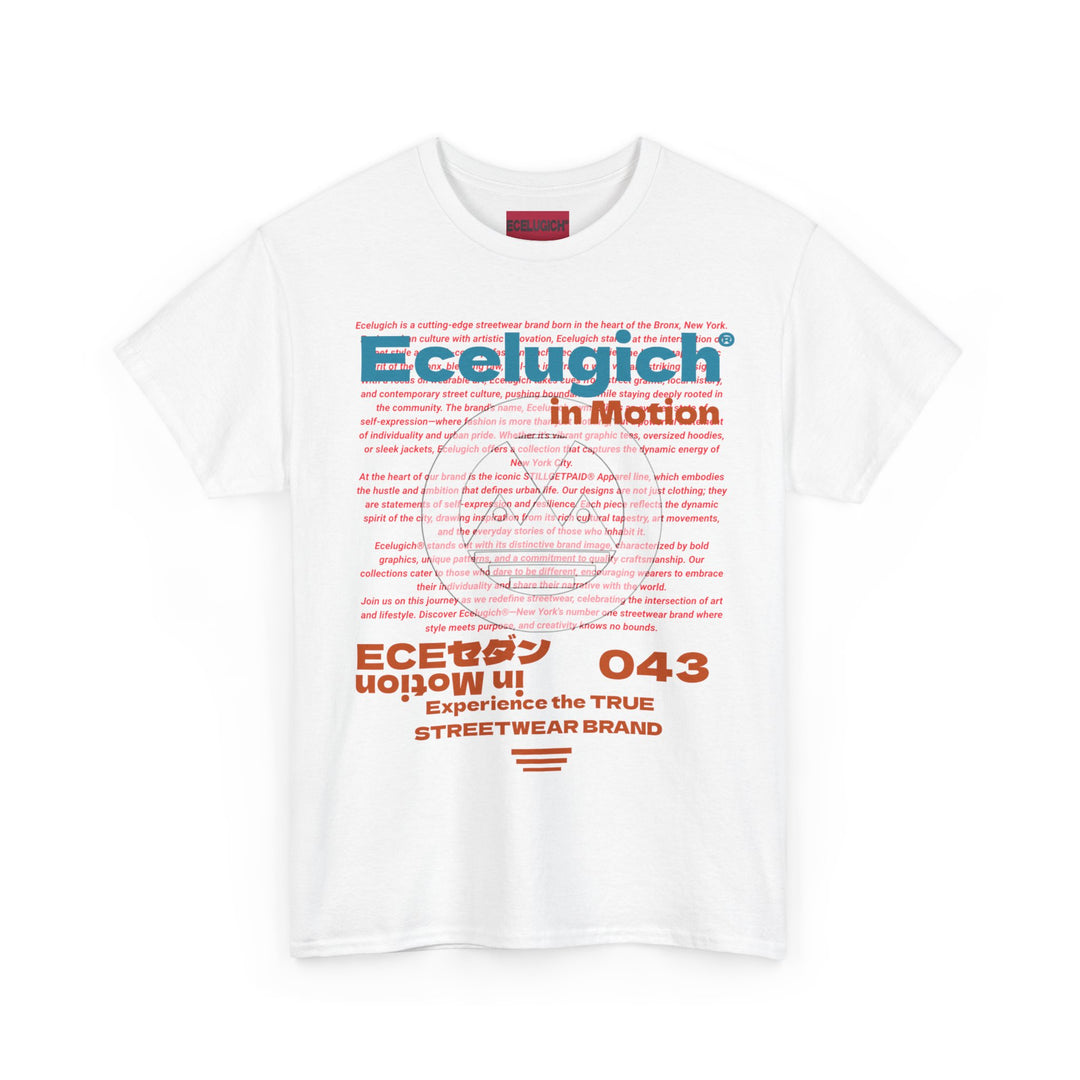 ECELUGICH® IN MOTION Unisex Heavy Cotton Tee