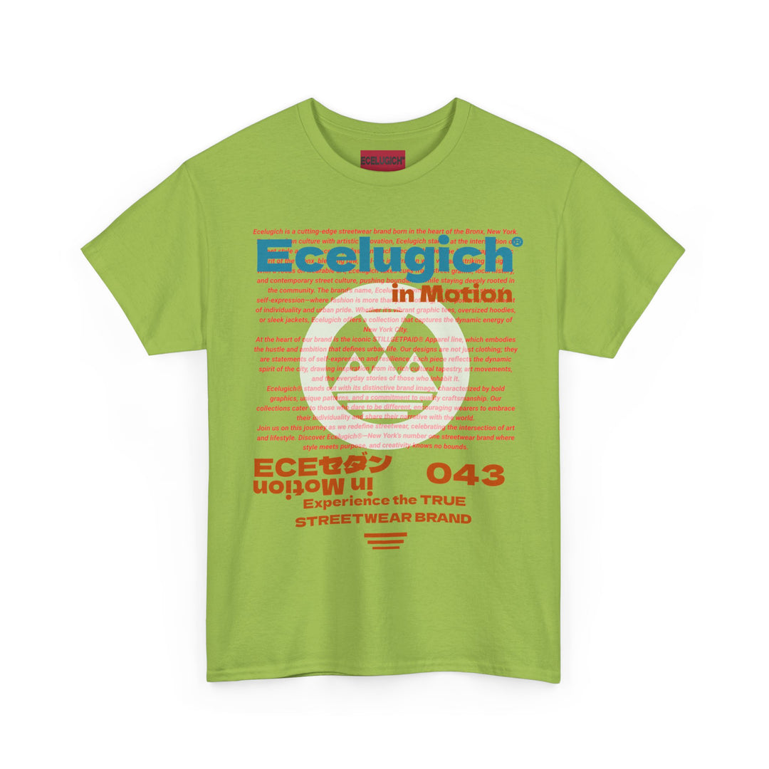 ECELUGICH® IN MOTION Unisex Heavy Cotton Tee