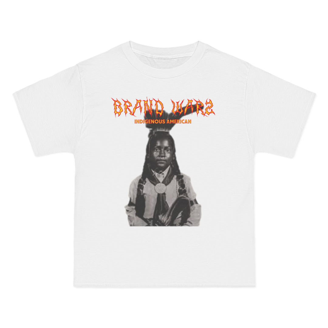 ECELUGICH® INDIGENOUS AMERICAN UNISEX OVERSIZE TEE SHIRT BRAND WARZ