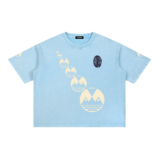 Mineral Wash Boxy Cotton T-Shirt