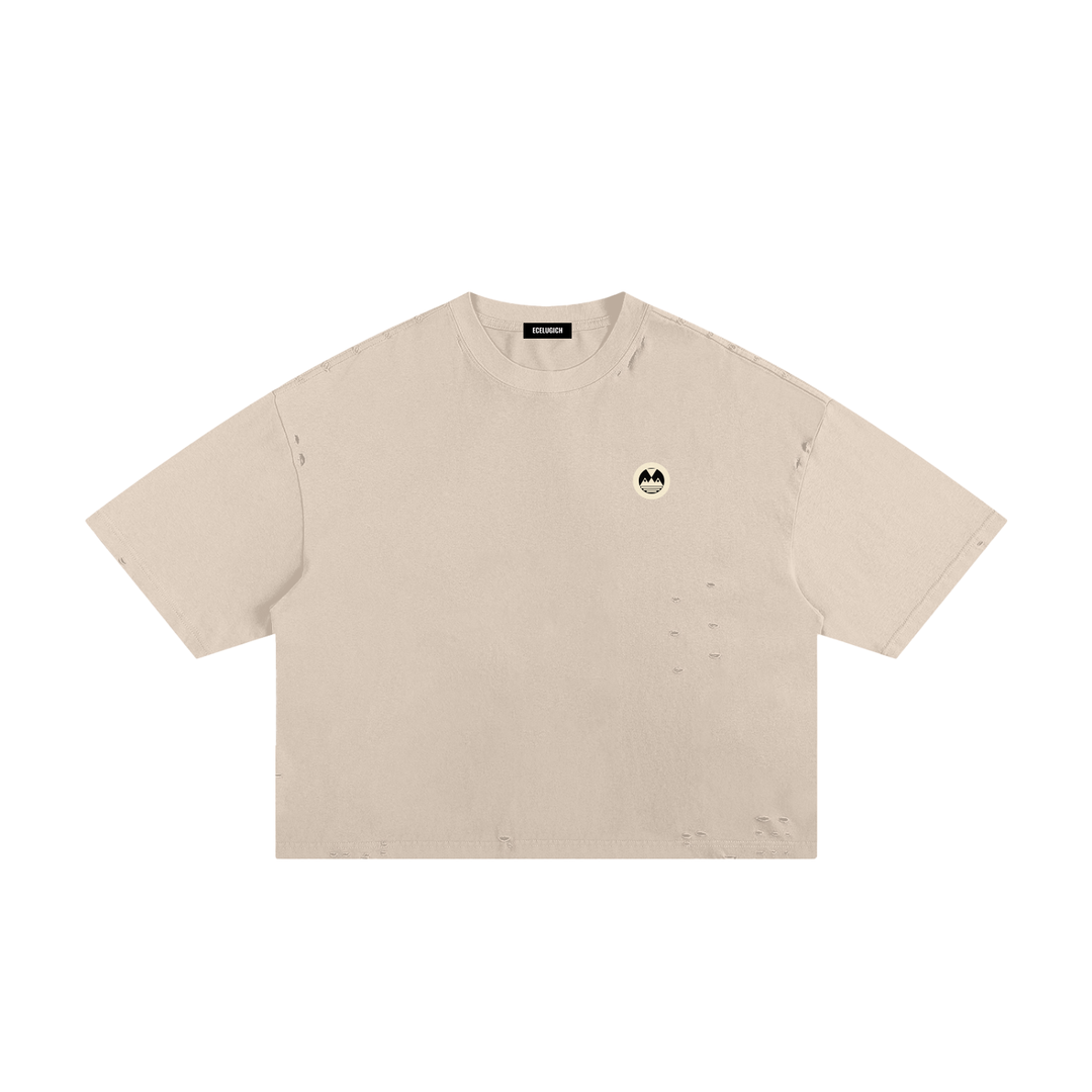 Classic Frayed Boxy Tee