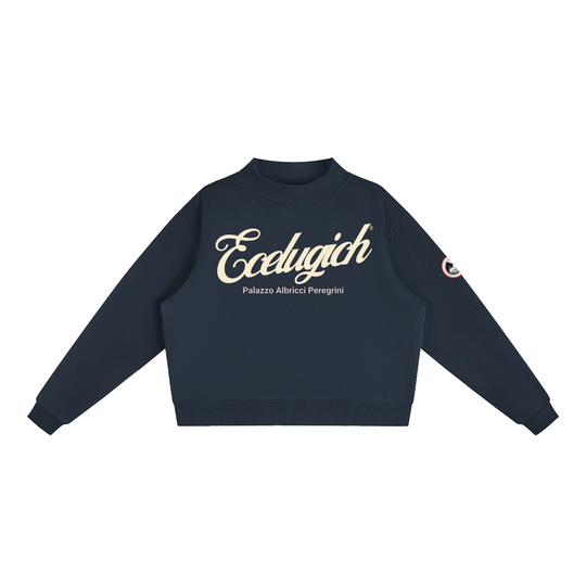 Palazzo Albricci Peregrini Women’s Fleece Mock-Neck Sweatshirt