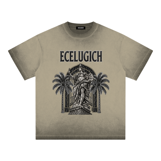 Reverse Dyed Loose Cotton T-Shirt