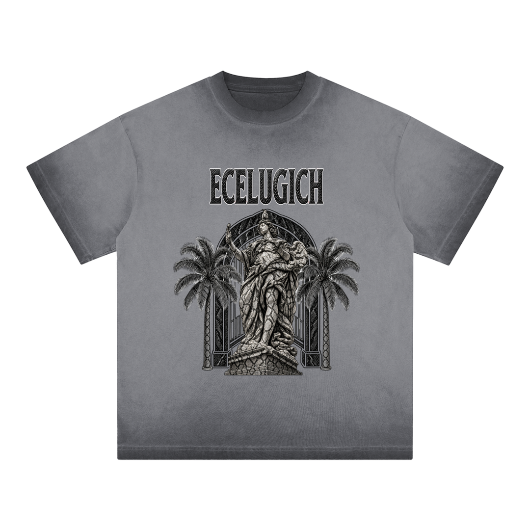 Reverse Dyed Loose Cotton T-Shirt