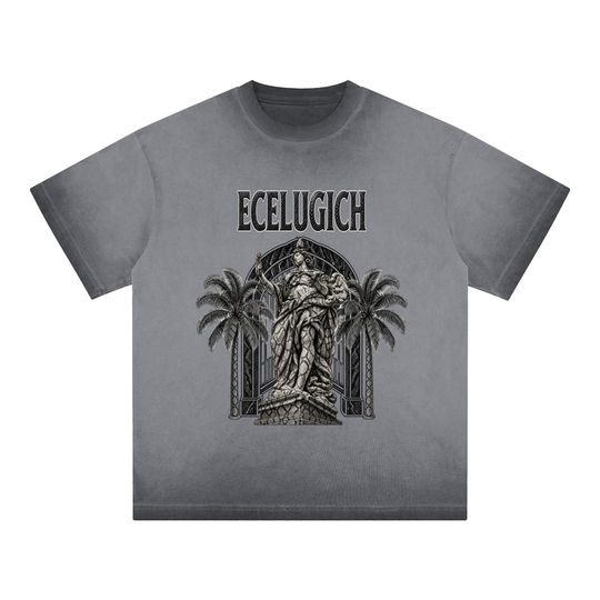 Reverse Dyed Loose Cotton T-Shirt