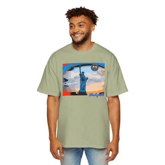 ECELUGICH® Men's Heavy Oversized Tee