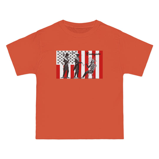 ECELUGICH® UNISEX OVERSIZE PEACE FLAG TEE SHIRT
