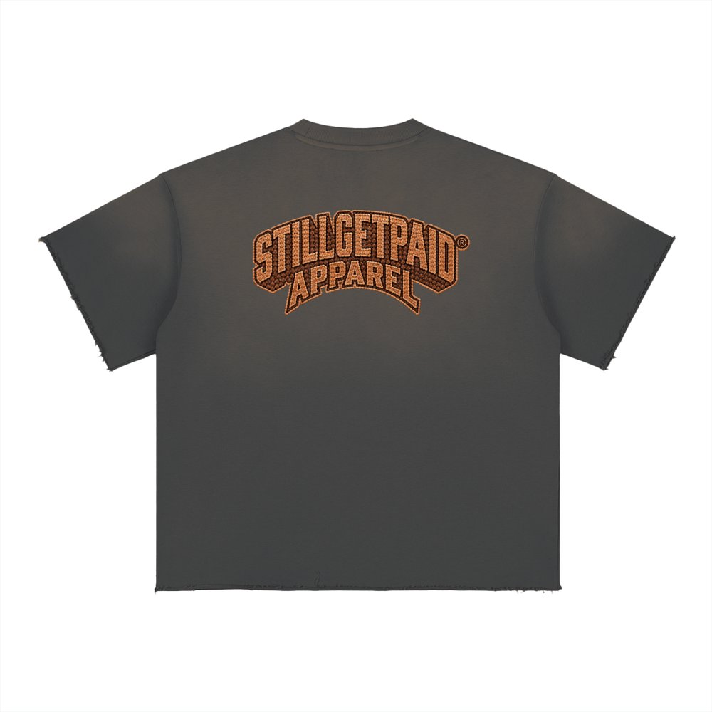 Sun Fade Raw Edge Penny T-Shirt