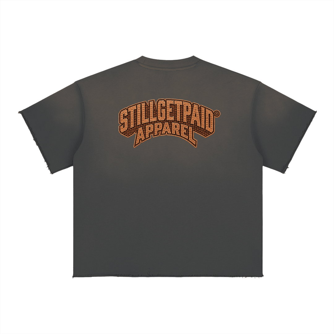 Sun Fade Raw Edge Penny T-Shirt