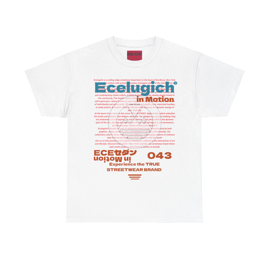 ECELUGICH® IN MOTION Unisex Heavy Cotton Tee