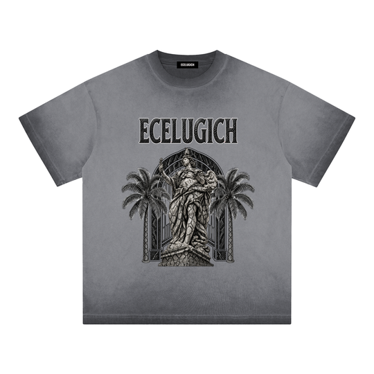 Reverse Dyed Loose Cotton T-Shirt