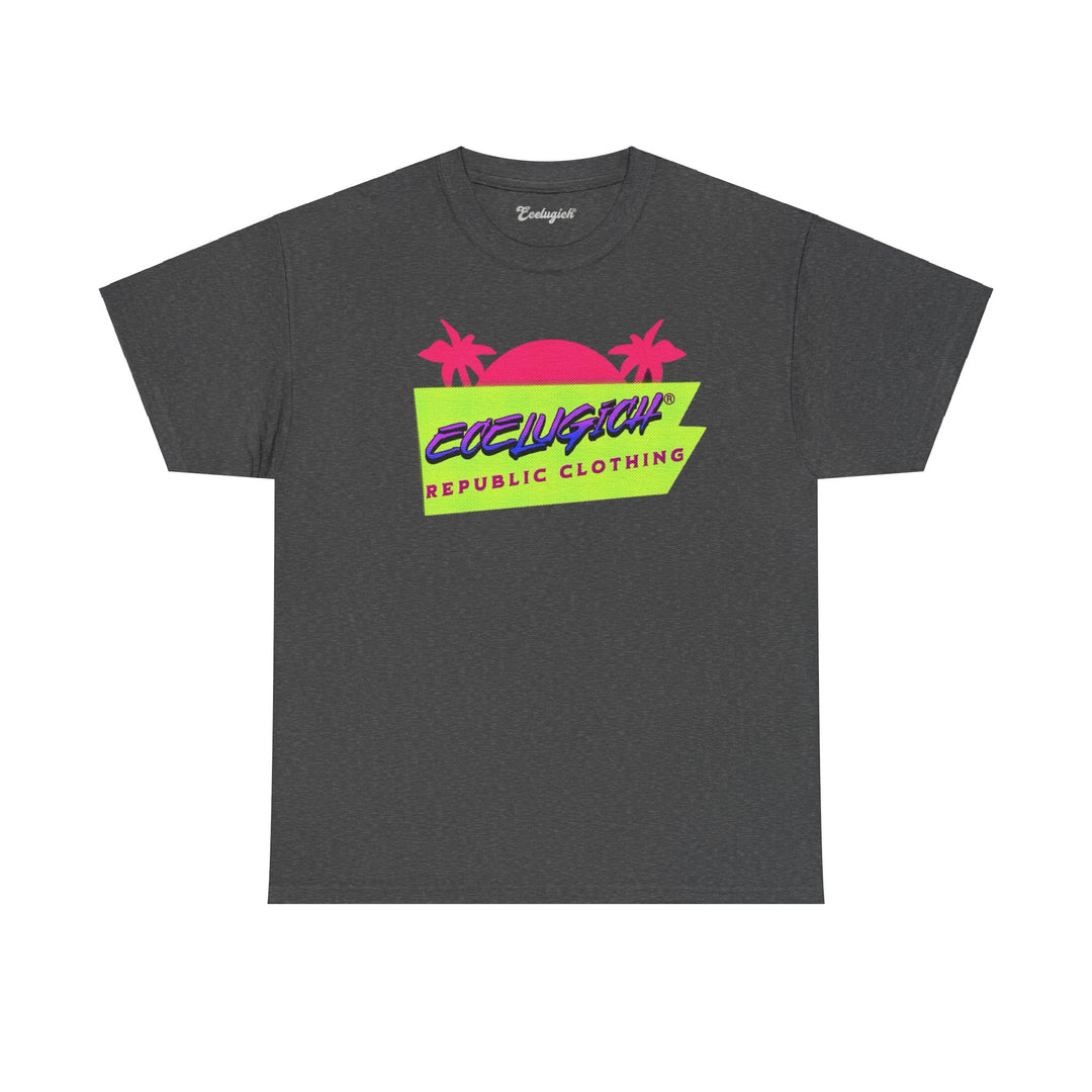 ECELUGICH Unisex Heavy Cotton Tee