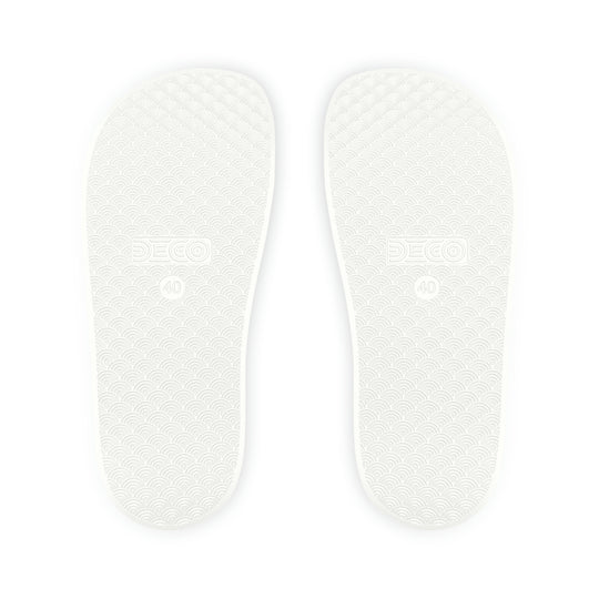 ECELUGICH Women's PU Slide Sandals