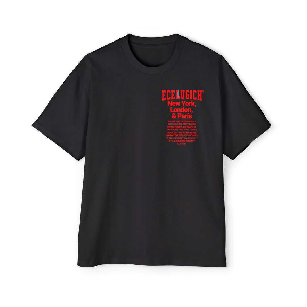 ECELUGICH® Men's Heavy Oversized Tee