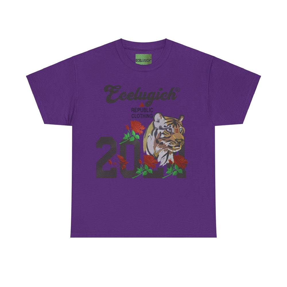 ECELUGICH® TIGER Unisex Heavy Cotton Tee