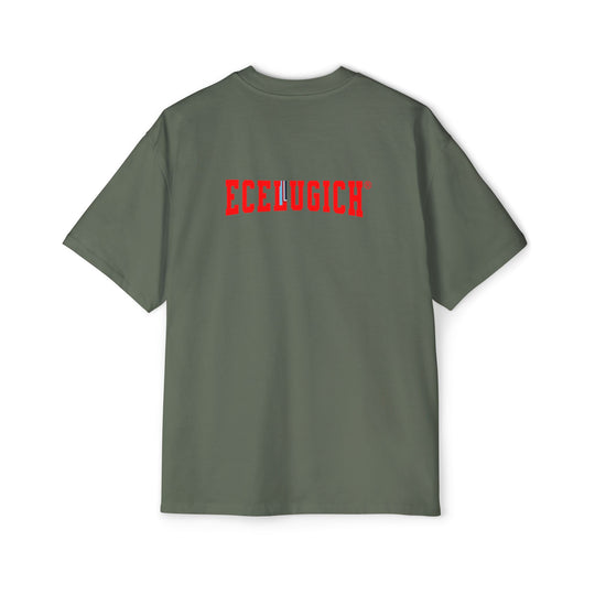 ECELUGICH® Men's Heavy Oversized Tee
