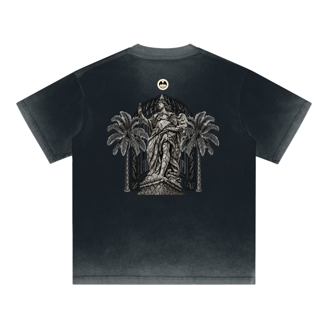 Reverse Dyed Loose Cotton T-Shirt