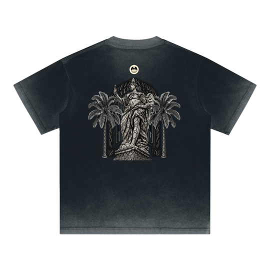Reverse Dyed Loose Cotton T-Shirt