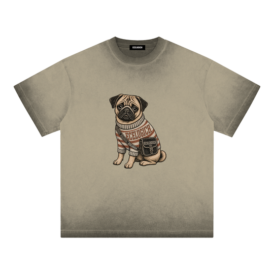Reverse Dyed Loose Cotton T-Shirt