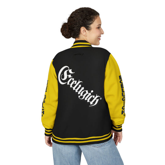 ECELUGICH® Walbaum Fraktur Unisex Heavyweight Letterman Jacket - Vintage Inspired Sportswear