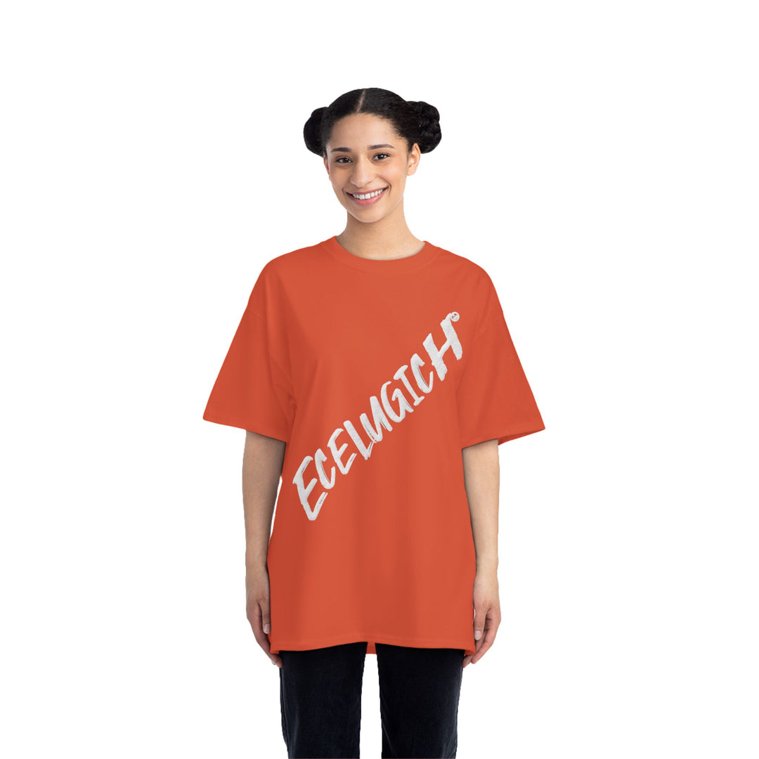 ECELUGICH® BRAND TEE SNOW PRINT