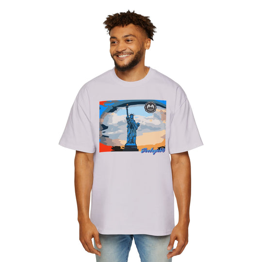 ECELUGICH® Men's Heavy Oversized Tee