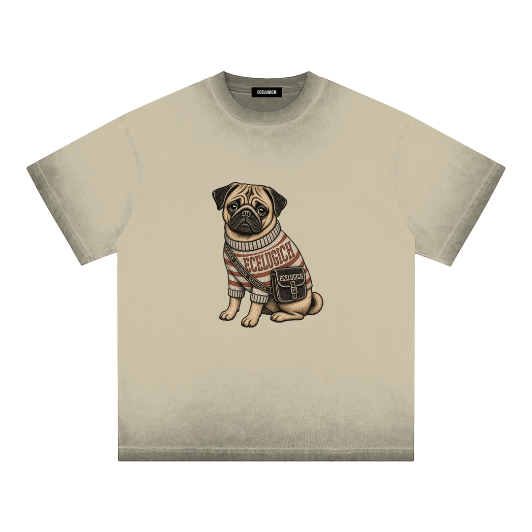 Reverse Dyed Loose Cotton T-Shirt