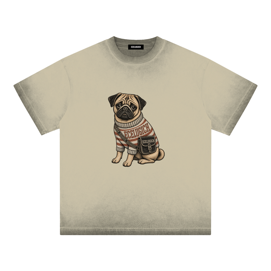 Reverse Dyed Loose Cotton T-Shirt