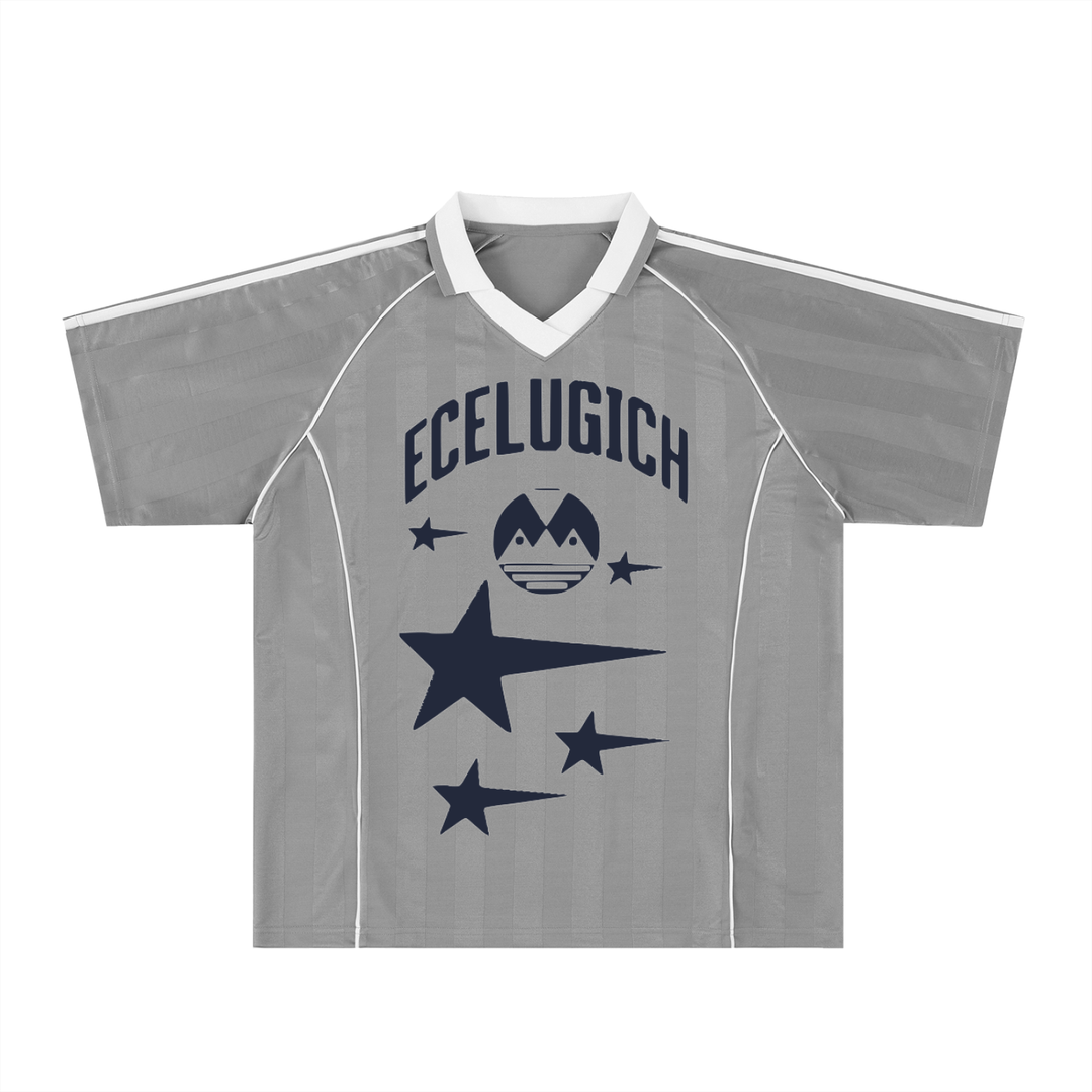 Shadow Stripe Collared Soccer Jersey