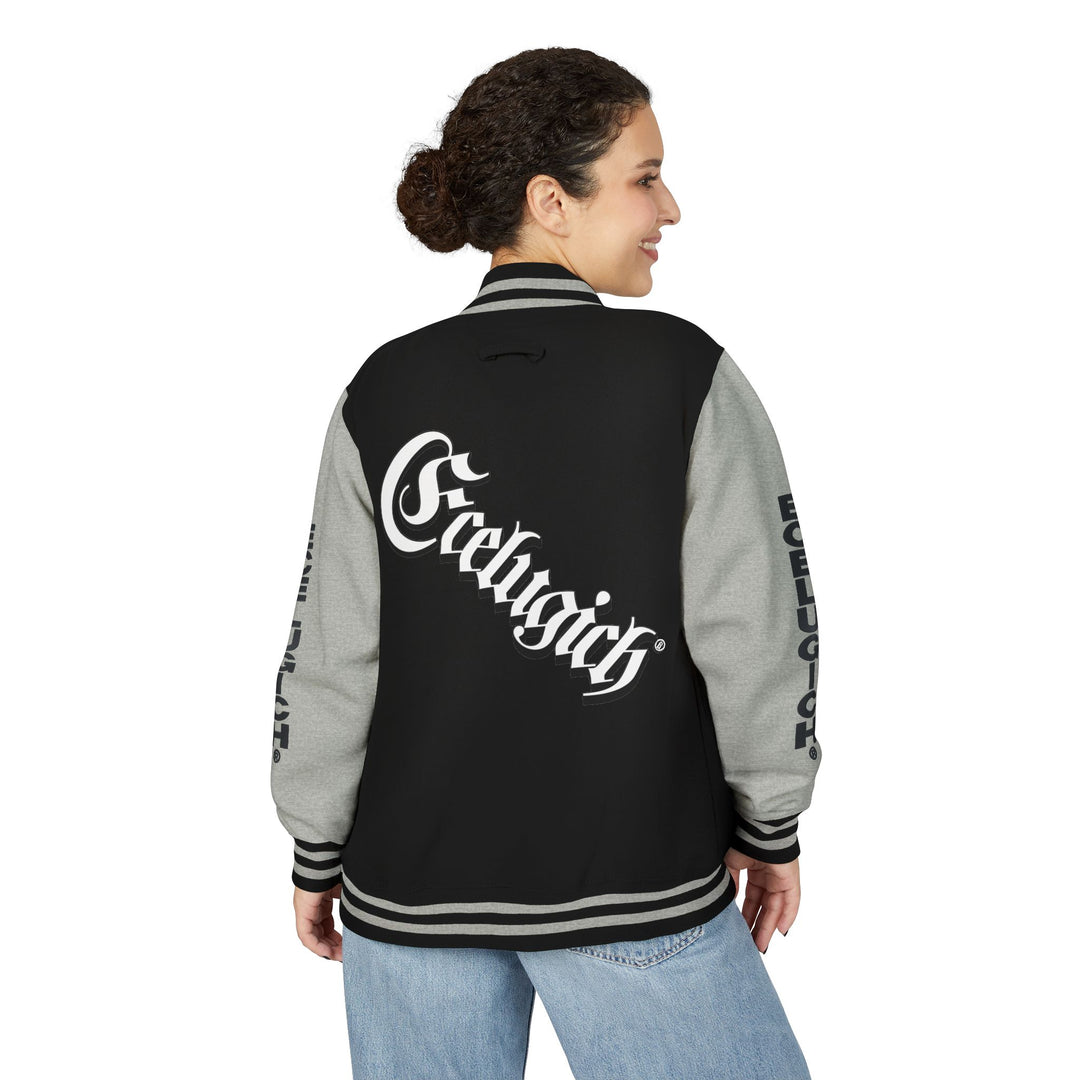 ECELUGICH® Walbaum Fraktur Unisex Heavyweight Letterman Jacket - Vintage Inspired Sportswear