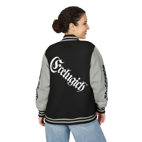 ECELUGICH® Walbaum Fraktur Unisex Heavyweight Letterman Jacket - Vintage Inspired Sportswear
