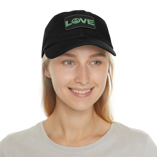 ECELUGICH Dad Hat with Leather Patch